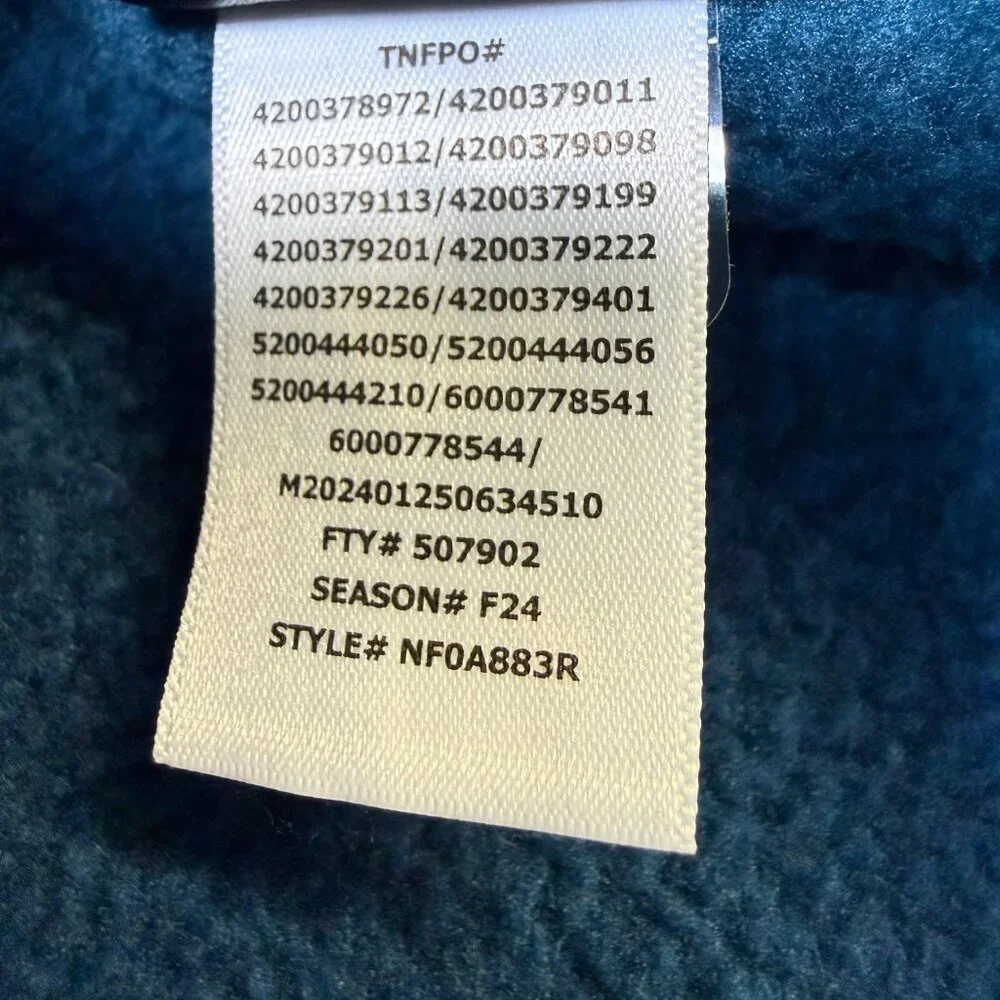 The North Face Men’s Yumiori Full Zip Fleece Jacket Medium Blue‎ EUC